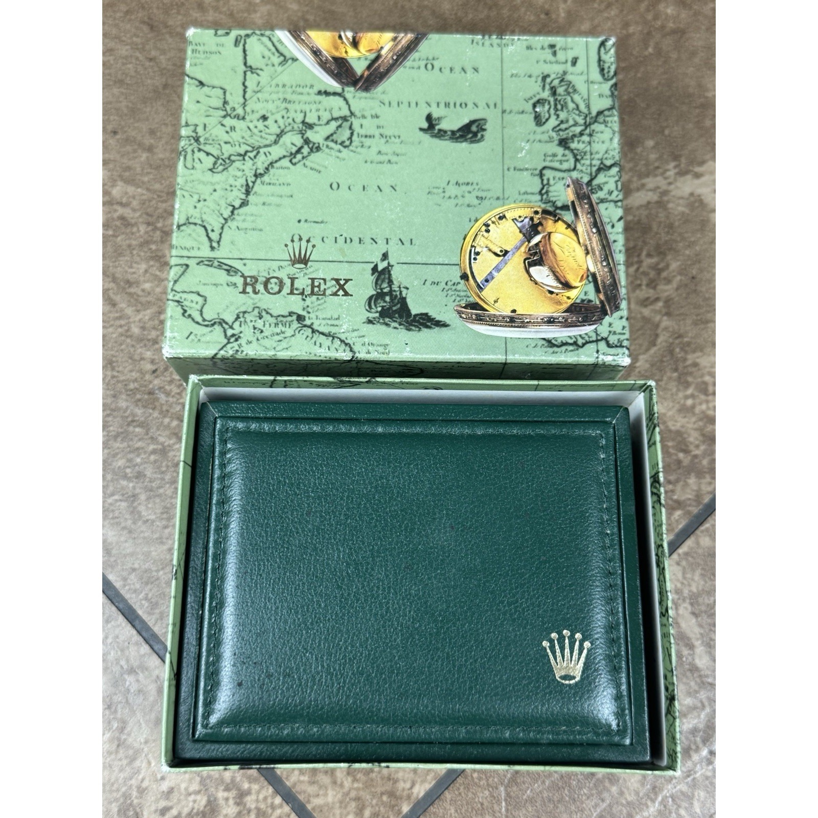 Authentic Vintage Rolex Watch Box Outer Case Inner Box And Pillow 120071